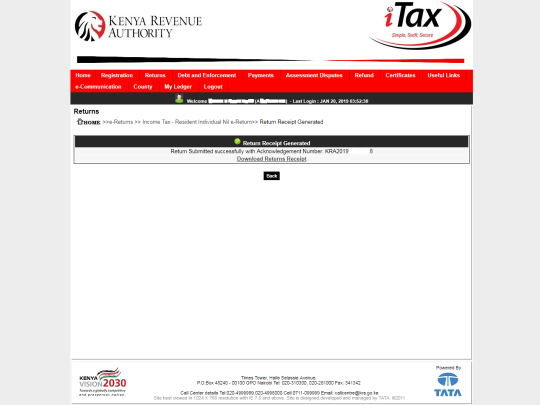 how to file kra nil returns