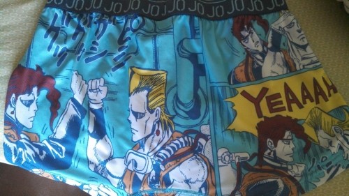 putsch:  The single greatest jojo’s souvenir possible I bought for myself when I was in Tokyo. Who can argue with such a well placed underpants joke.  I want these so bad, holy shit! You’re so lucky!