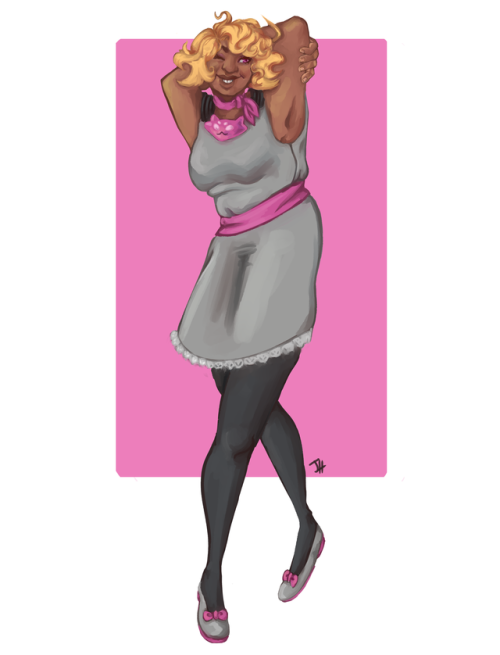 Redraw Of A Roxy Painting I Did A Year Ago! I Forgot The Gloves But U Know, W/e