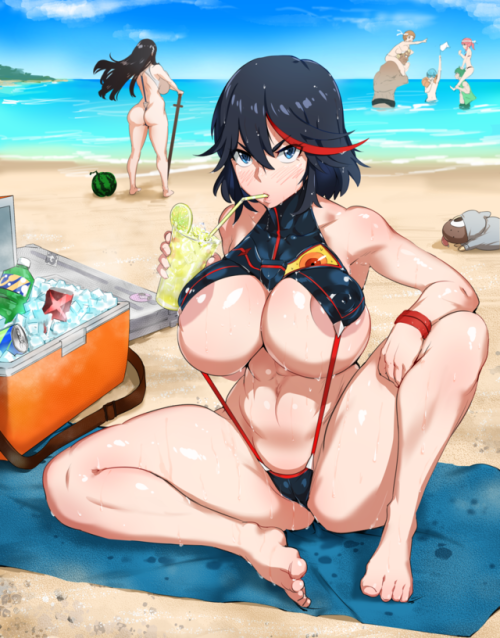 kunaboto:   Kill la Kill - Beach Ryuko   porn pictures