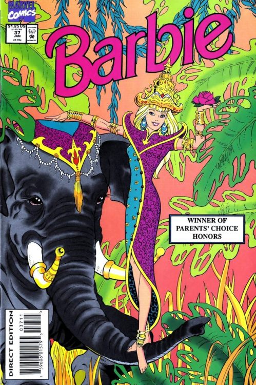 elemental-ocean-chaos:comicbookcovers:Amanda Conner Barbie comic book covers@shrimponit