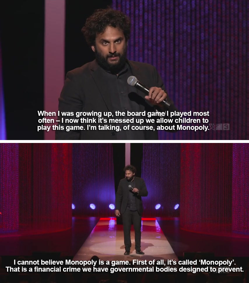 sandandglass:  Nish Kumar, NZ International Comedy Gala 2016  