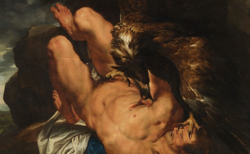 1. Prometheus Bound, 1618, by Frans Snyders (eagle) and Peter Paul Rubens | 2. The Punishment of Tyt