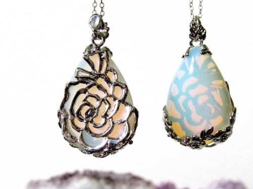 kloica:On Sale! Flowering Opalite Necklaces from Kloica Accessories