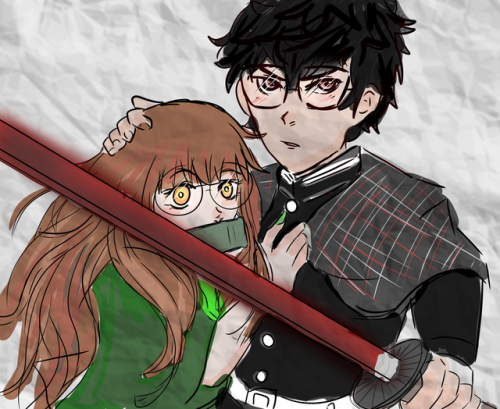 huxianposts:i’m a weakass and couldn’t help combining two of my current favorite things: p5/kny AUAk