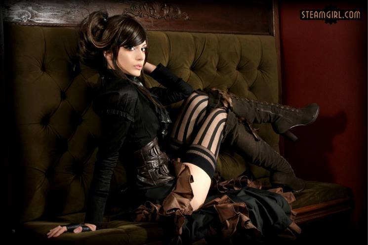 sakafai:  The sexiest A.Nomaly. Steampunk style. Nice and beautiful gril. Makeup,