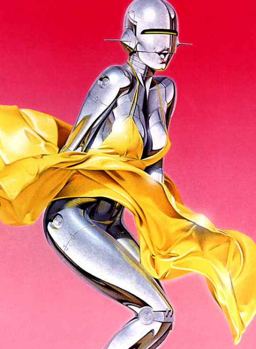 femburton:  ‘Sexy Robot’ by Hajime Sorayama, 1983   robabe
