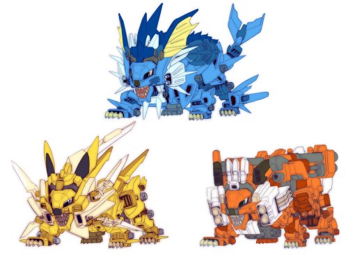 iverbz:slashwolf:Some more pokemon / zoids fusionsThis is the best thing I’m gonna see all week