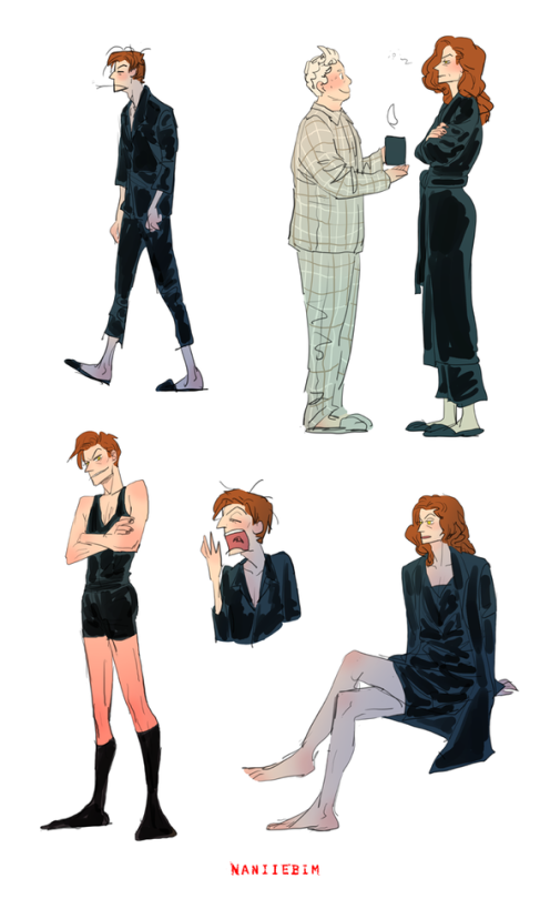 (From the scriptbook, it sounds like Crowley is not great after immediately waking?) Some Nanny Crowley’s (or just lady...