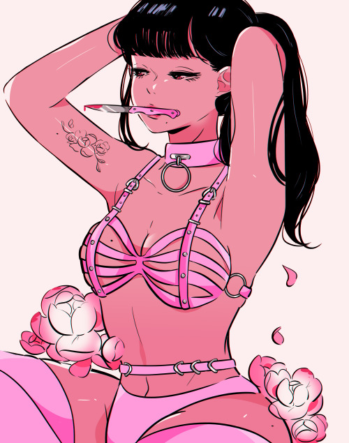 stephaniepriscillart:Your body, your garden ⛓🌸