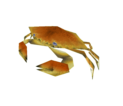 lowpolyanimals: Dungeness Crab from Zoo Tycoon 2