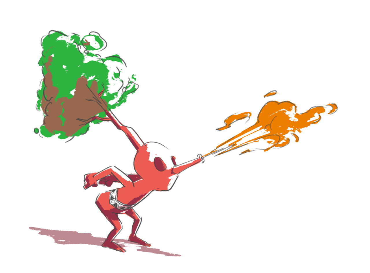jasonlupas:More Pikmin gods. Part of my Pikment series imagining Pikmin as grown