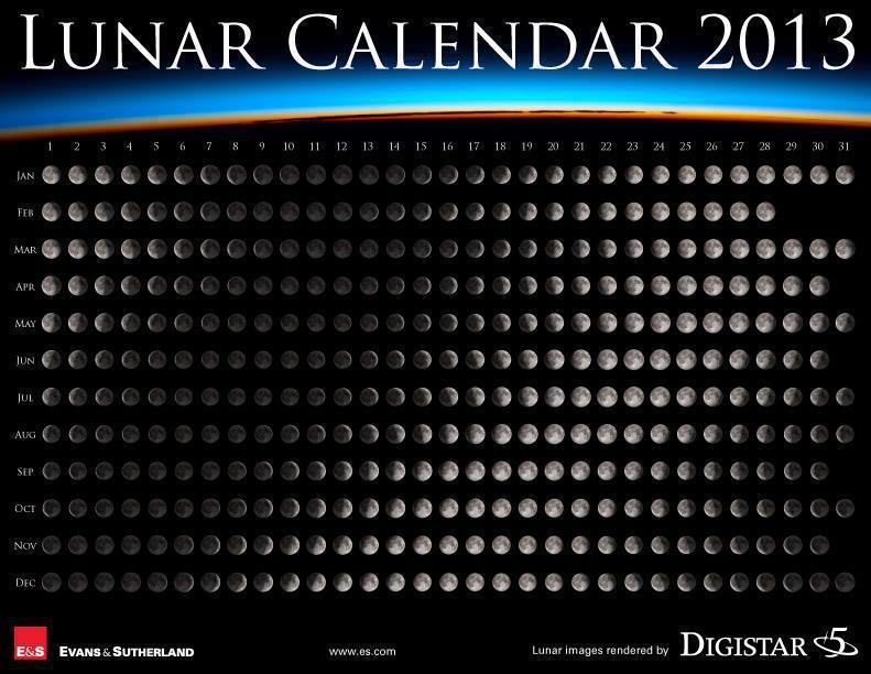 space-pics:
“ Lunar Calendar 2013
http://space-pics.tumblr.com/
”