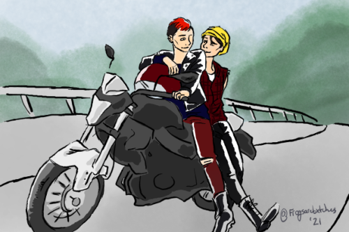 non-un-topo:@captainshakespear asked for butch!Quynh (and maybe motorbikes / flannel) so this happen