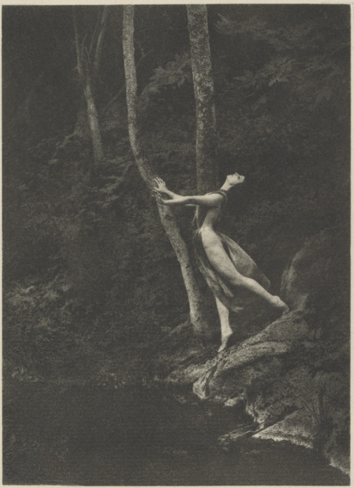fragrantblossoms: Arthur F. Kales (American, 1882 - 1936), The Black Pool, circa 1927.  