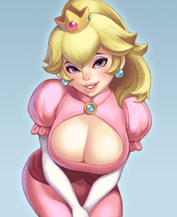 sgeewiz:  Princess Peach 0_0Art by   魔王アルバ  