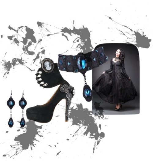 Glamour Goth by attitudeclothingco on Polyvore
Queen of Darkness Lacing & Tulle Maxi Dress | Attitude Clothing
attitudeclothing.co.uk
Hades Footwear Ana Bolena | Attitude Clothing
attitudeclothing.co.uk
Restyle Elizabeth Choker | Attitude...