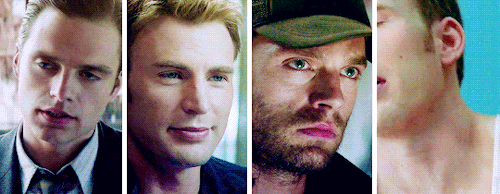 peggyelizabeth:@andbarnes requested :Steve or and Bucky just looking super pretty