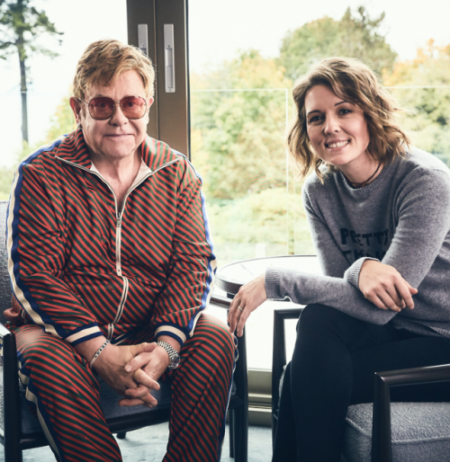 Elton will sit down tomorrow with Brandi Carlile for the release of his official autobiography in an