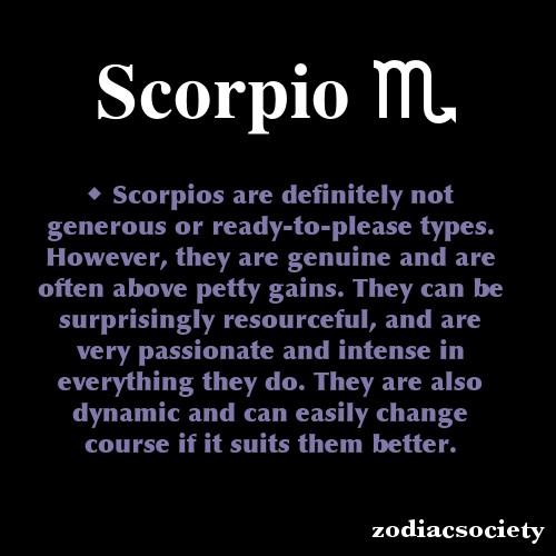 zodiacsociety:  Scorpio Zodiac Facts