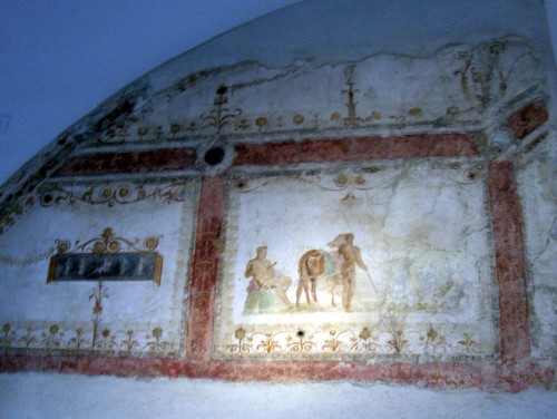 Frescoes of Nero&rsquo;s CryptoporticusPalatine Hill museum, Rome