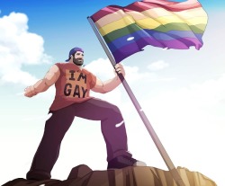 jojiart:  I’m Gay and Proud of it.Happy