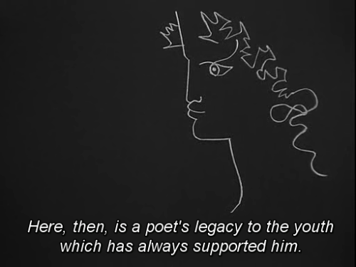 365filmsbyauroranocte:  Le testament d'Orphée (a.k.a. Testament of Orpheus) (Jean Cocteau, 1959)