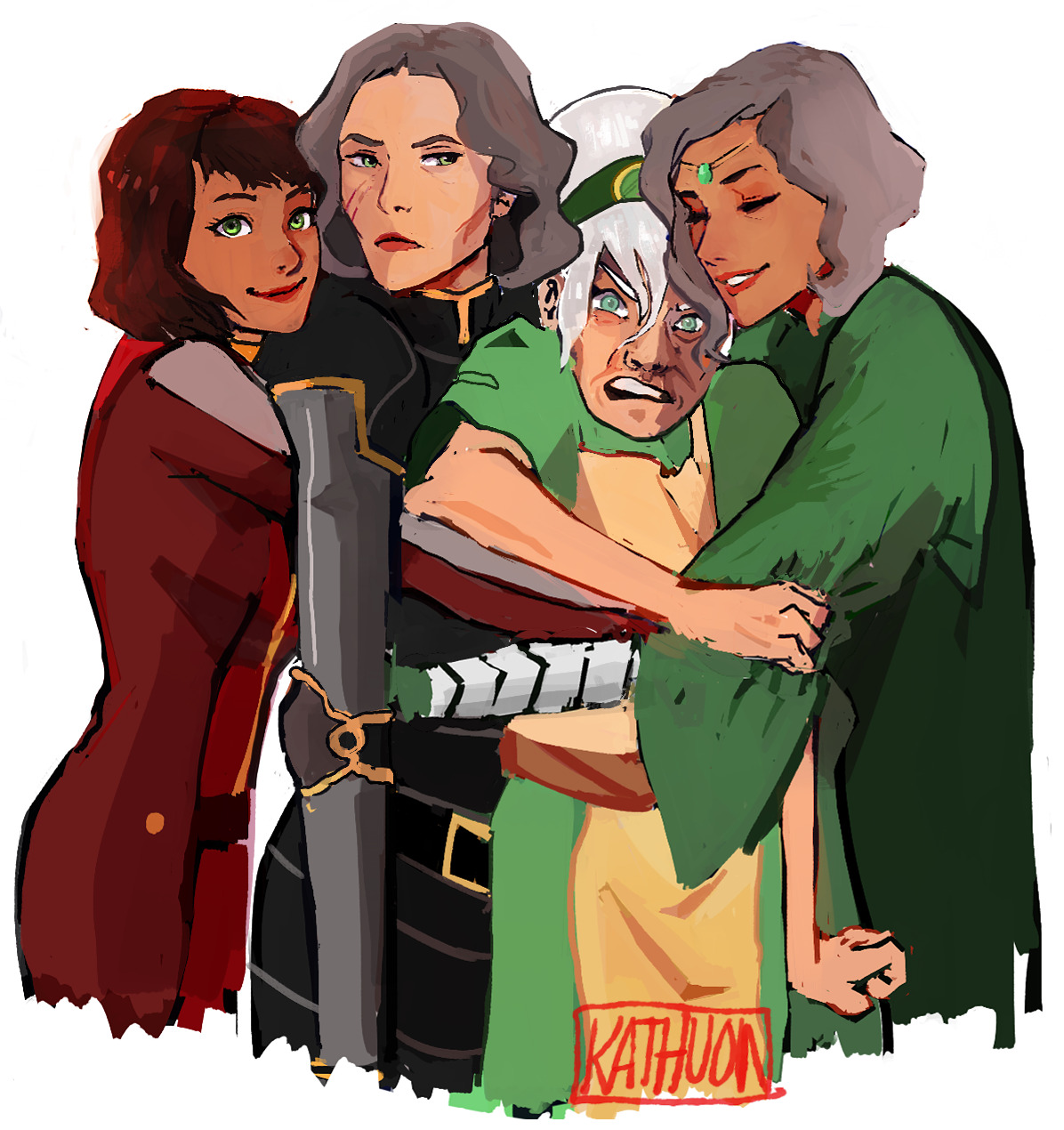 kathuon:  Like mother, like daughter…  the beifong &lt;3 &lt;3 &lt;3