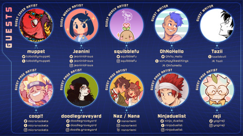 ✨CONTRIBUTOR LINEUP✨ It’s time to meet the team! Please give a warm, heroic welcome to the con