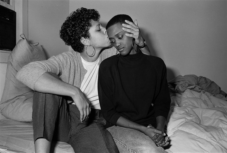  Stephanie and Monica, Boston, MA, 1987. from Sage Sohier’s At Home with Themselves: Same-Sex