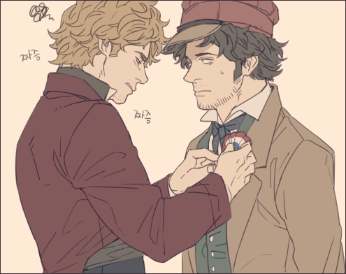 Les Miserables (movie) fanarts. last one is parody of other photo shoot.