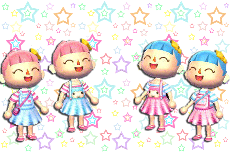 Acnl kiki and lala set