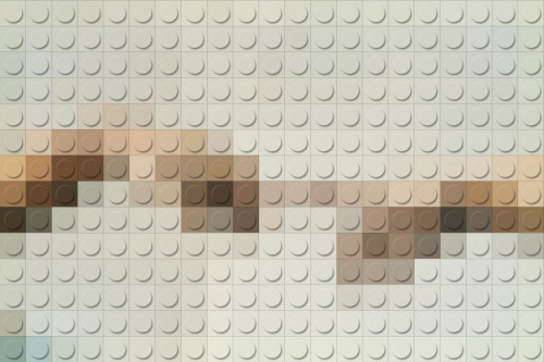 Lego La création d'Adam | Michelangelo Art by Geoffroy Amelot http://supergeoffroy.com