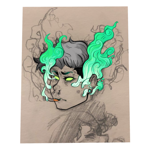 I Had To Design A Tattoo Pattern This Week So This Is What I Did