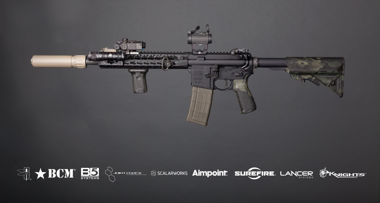 blackpowderredearth:  In Extremis Forces. Cold Harbor. Multicam Black Assaulter Carbine.