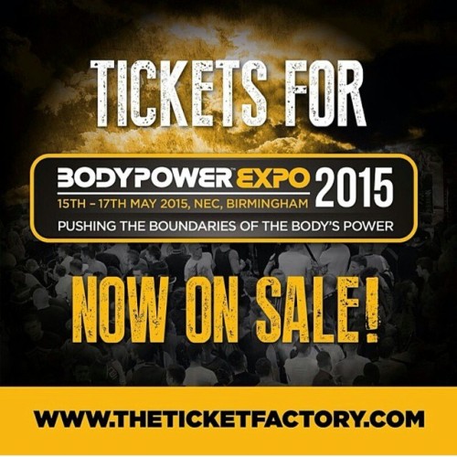 Use code BPRL2 to get a free t-shirt
#bodypowerexpo #bodypower2015 #bodypower #inspirationforanation #fitness #fitnessexpo