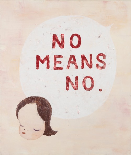 killyohji:  “No Means No”, 1995Yoshitomo Nara