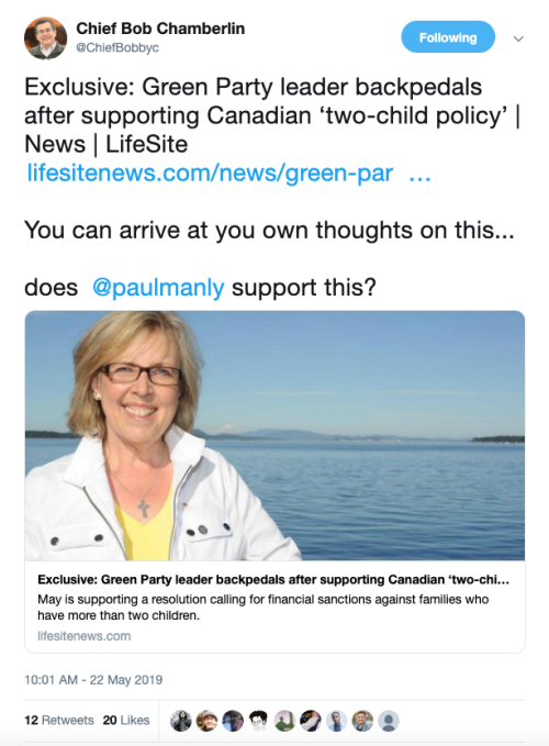 allthecanadianpolitics:  Article in question from 2015: Canada’s Green Party Wants to Stunt th