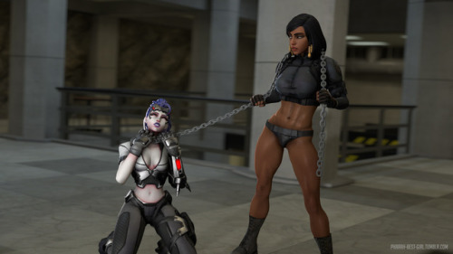 Porn Pharah dominating Widow photos