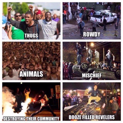 yourscientistfriend:  Ferguson vs Pumpkin fest  The media’s treatment of these two events were shameful! 