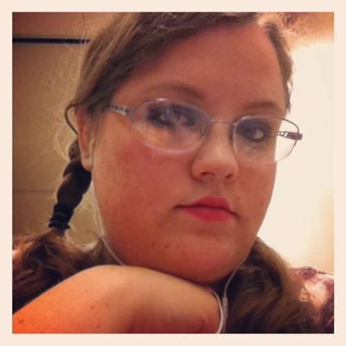 hufflepuffrave:Rocking the double braids today #libraryselfielook out! A cutie on my dash!