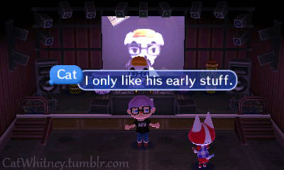 sunnythetragic-clown:   catwhitney:  So today I was a hipster in Animal Crossing