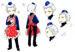 noahes:  Persona Q Shadow of the Labyrinth Official Visual MaterialsConcept artwork of Theodore 