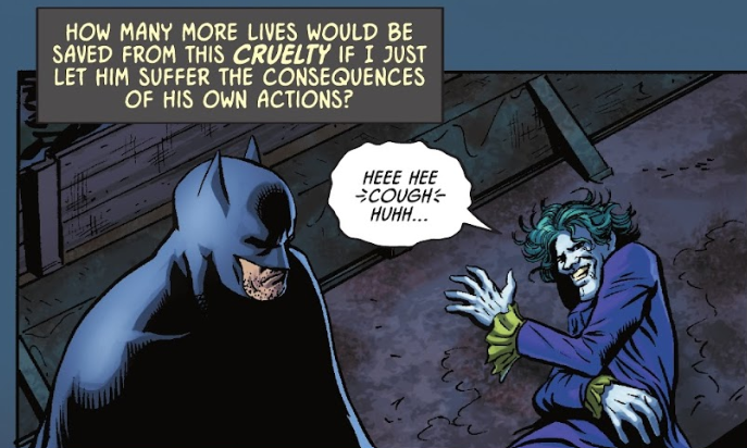 Harlequin of Hate — Has Batman ever thought about letting joker die on...