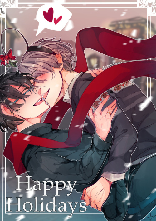 crimson-chains:HAPPY HOLIDAYS!!!and also a happy Birthday to Victor Nikiforov ^w^WHAT A MAGICAL DAY