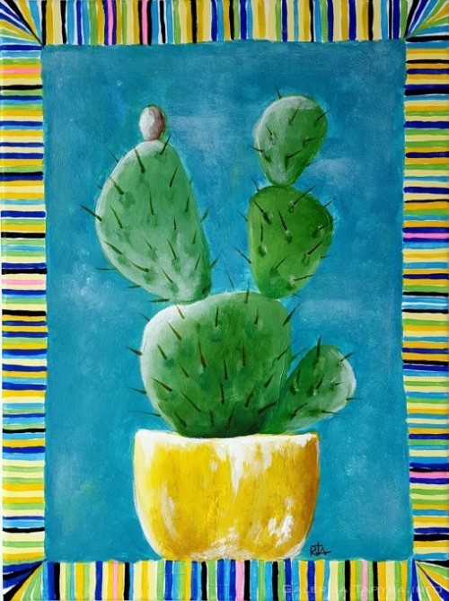 cactus-in-art:Rita Polėkė (Lithuanian, contemporary)Cactus