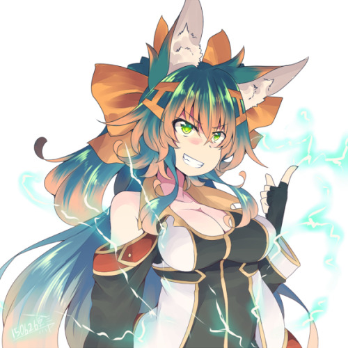 kyonkkun:  ワンドロ07 | 黒ミヤ※Permission was granted by the artist to upload their works.
