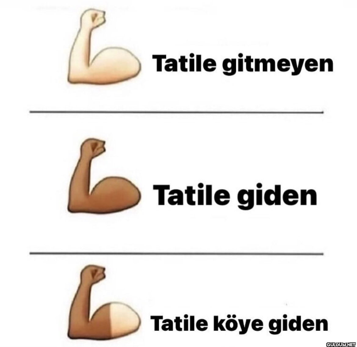 i L Tatile gitmeyen Tatile...