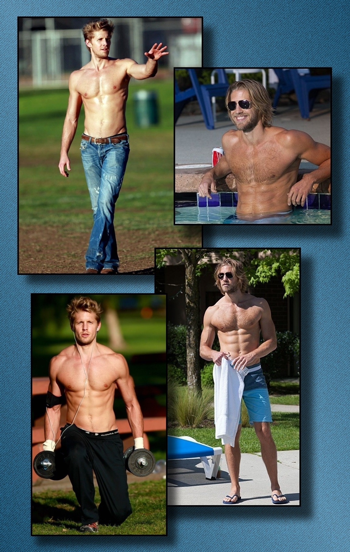 musclsvg: Photo Composite of Matt Barr by MuscleSavage from a series of photos posted