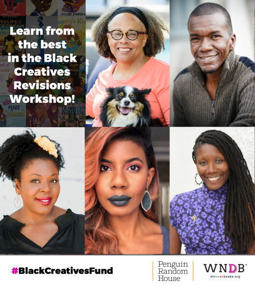 ONE WEEK left to apply for our Black Creatives Revisions Workshop with Penguin Random House! Black w